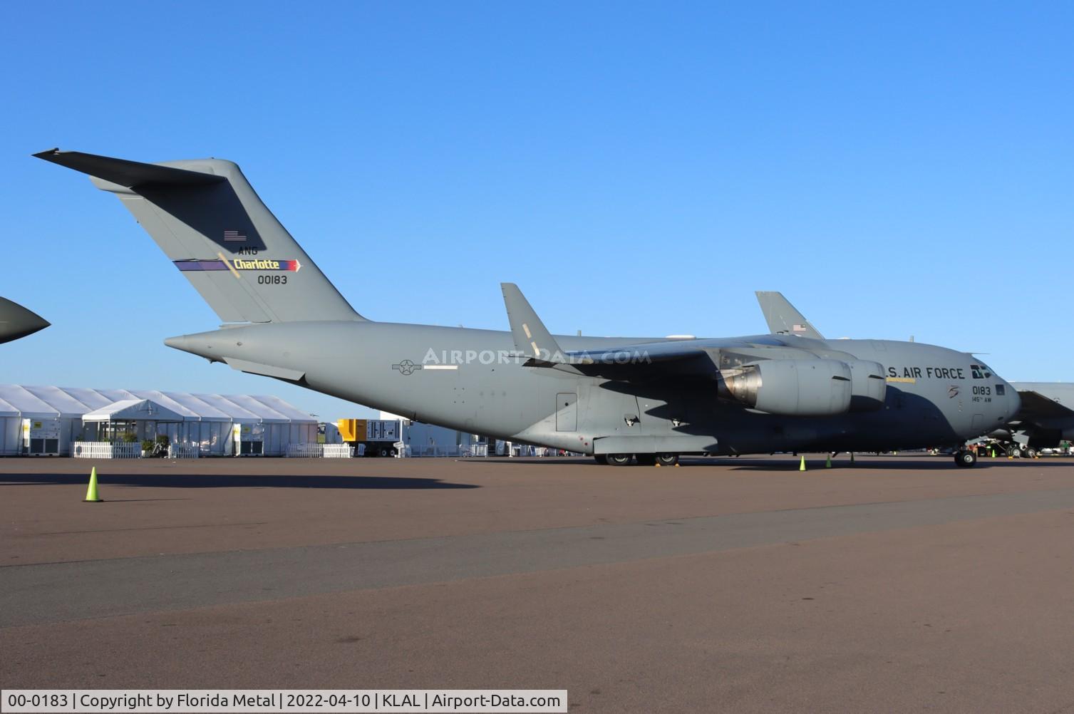 00-0183, 2000 Boeing C-17A Globemaster III C/N P-83, Sun N Fun 2022