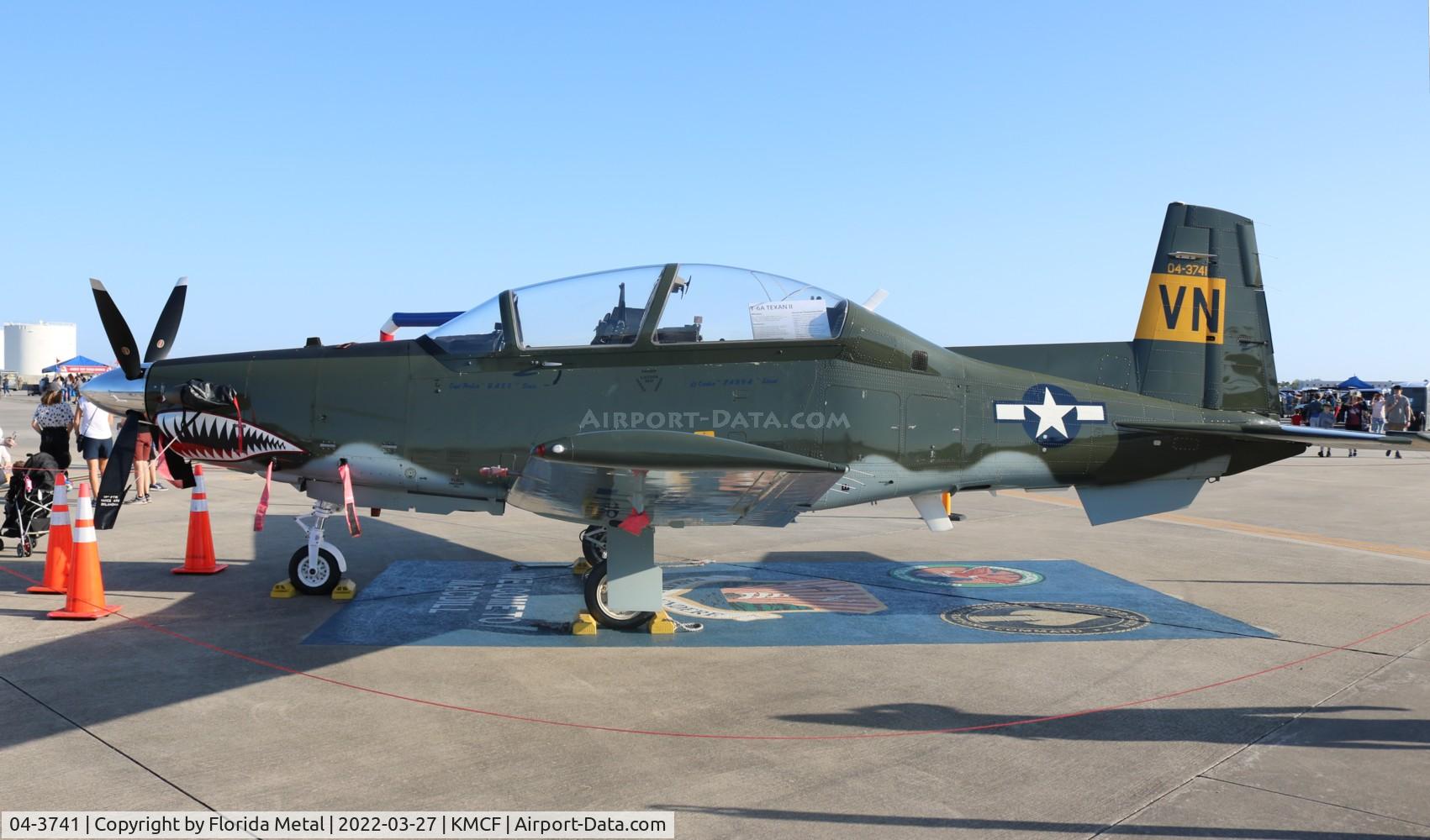 04-3741, 2004 Raytheon T-6A Texan II C/N PT-293, MacDill Airfest 2022