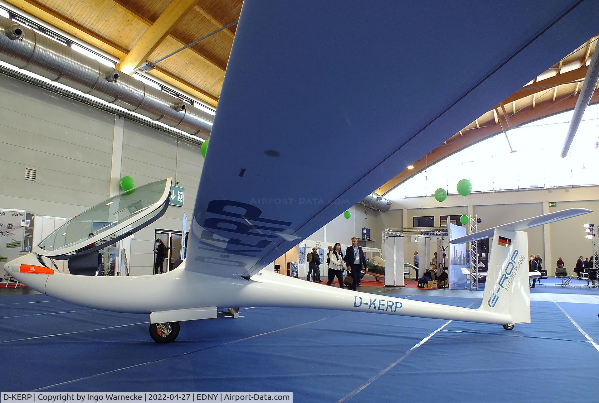 D-KERP, 2022 Lange Aviation E1 Antares 20 E-ROP C/N 001, Lange E1 Antares 20 e-ROP with hybrid Wankel and electric motor (FES, front electric sustainer), at the AERO 2022, Friedrichshafen