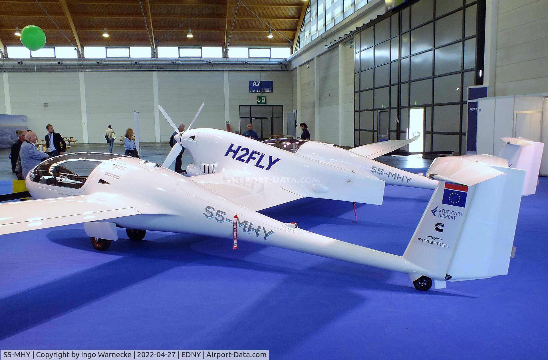 S5-MHY, 2016 H2FLY HY4 Pipistrel C/N 001, DLR/H2FLY HY4 with electric motor powered by fuel cell, at the AERO 2022, Friedrichshafen