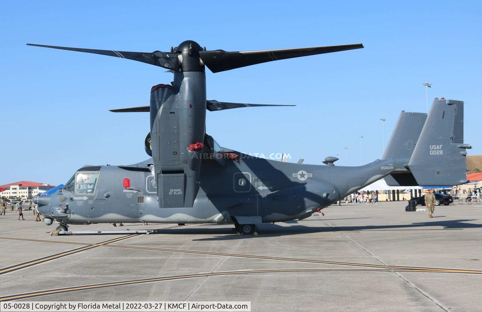 05-0028, 2005 Bell-Boeing CV-22B Osprey Osprey C/N D1009, MacDill Airfest 2022