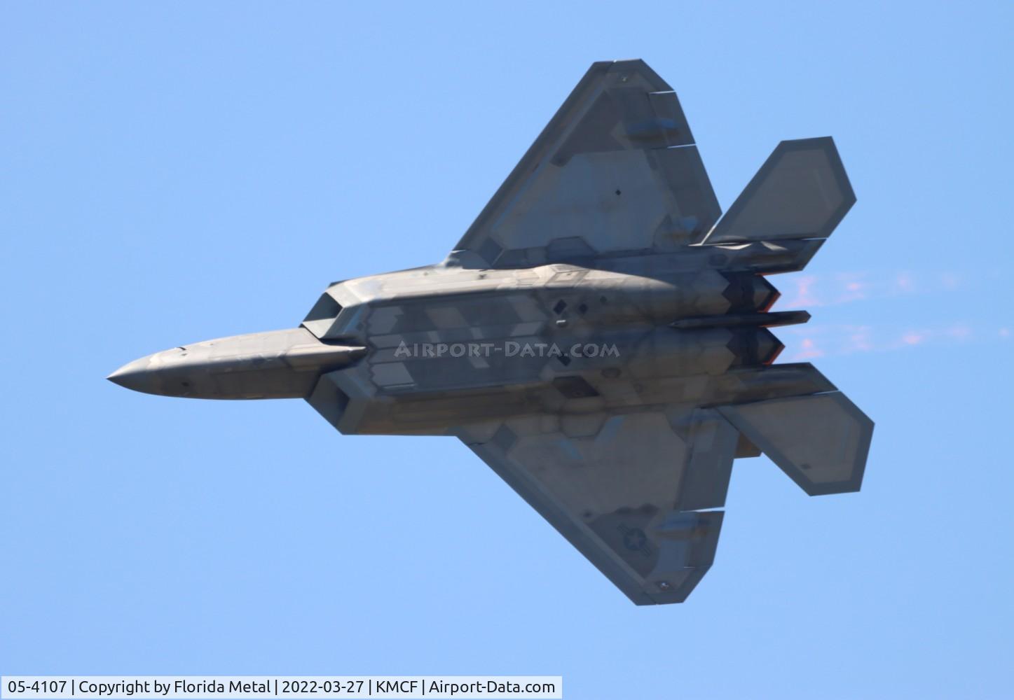 05-4107, 2005 Lockheed Martin F-22A Raptor C/N 645-4107, MacDill Airfest 2022