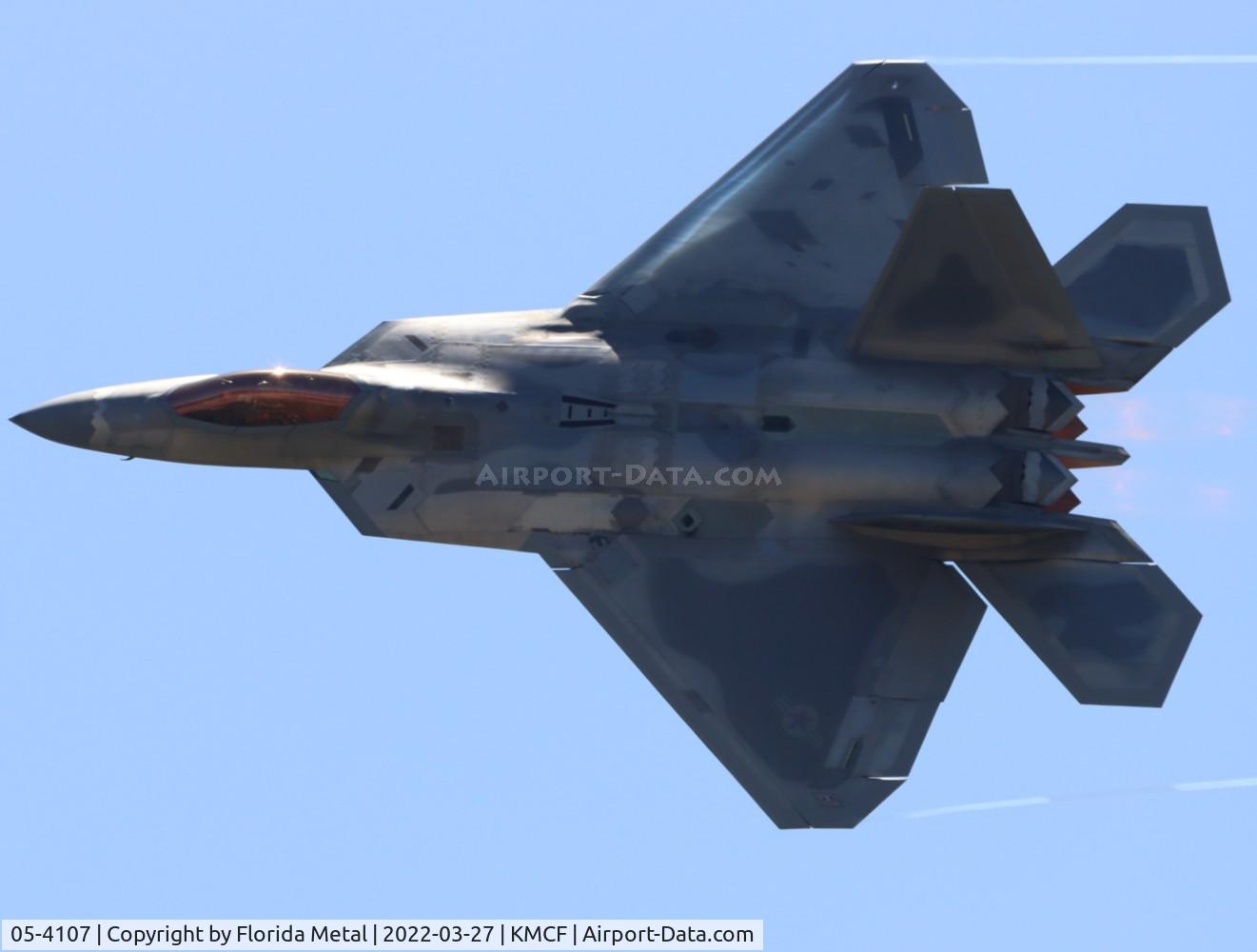 05-4107, 2005 Lockheed Martin F-22A Raptor C/N 645-4107, MacDill Airfest 2022