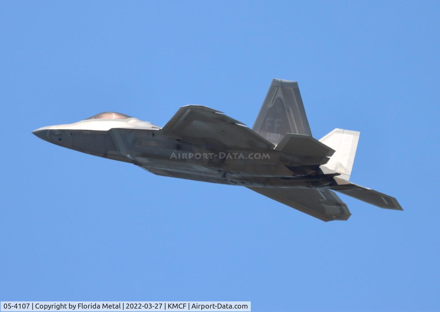 05-4107, 2005 Lockheed Martin F-22A Raptor C/N 645-4107, MacDill Airfest 2022