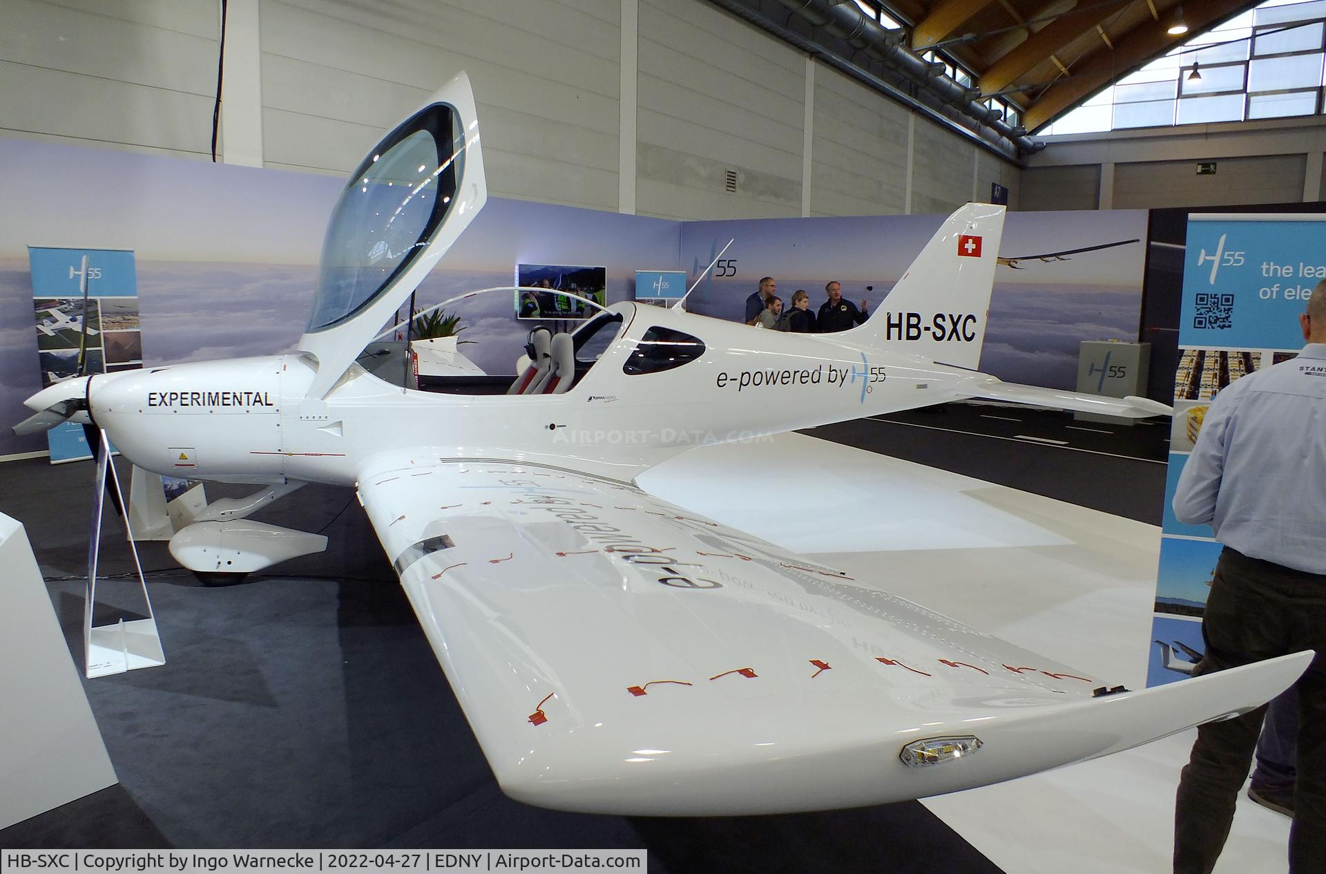 HB-SXC, 2018 BRM Aero Bristell B23 Energic C/N 02/2018, BRM Aero Bristell/H55 B23 Energic with Emrax electric motor at the AERO 2022, Friedrichshafen