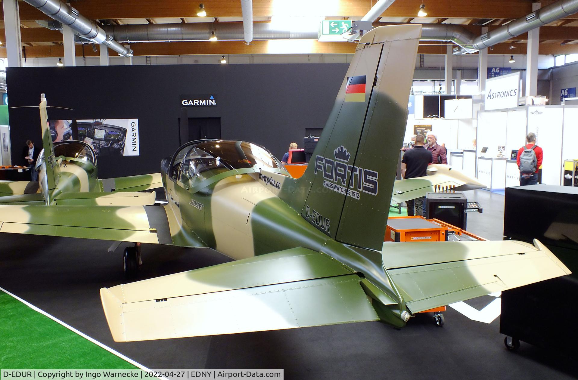 D-EDUR, 1980 SIAI-Marchetti SF-260 C/N 110, SIAI-Marchetti SF.260 of Team Niebergall at the AERO 2022, Friedrichshafen