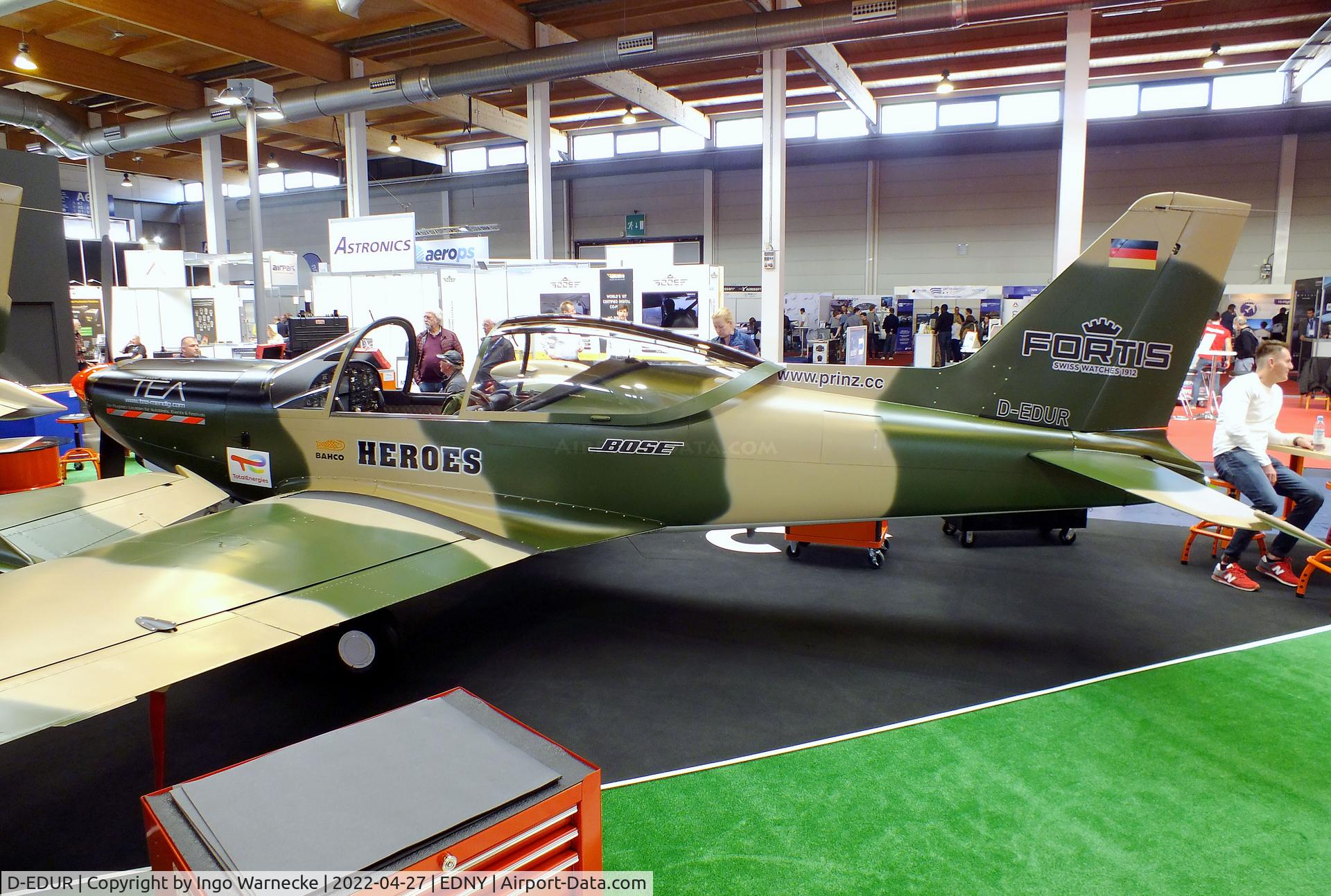 D-EDUR, 1980 SIAI-Marchetti SF-260 C/N 110, SIAI-Marchetti SF.260 of Team Niebergall at the AERO 2022, Friedrichshafen