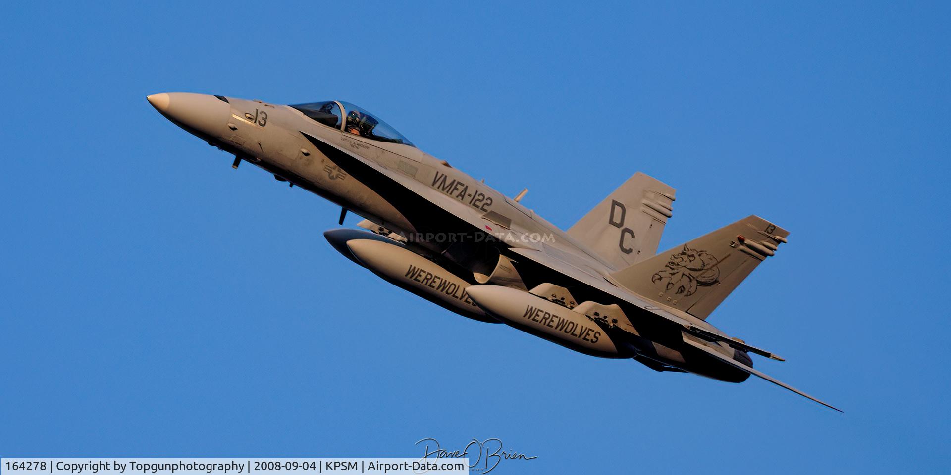 164278, McDonnell Douglas F/A-18C Hornet C/N 1041/C255, Mazda 54