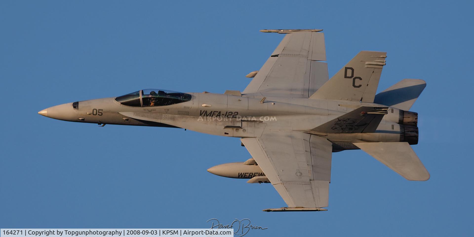 164271, 1991 McDonnell Douglas F/A-18C Hornet C/N 1034/C249, Mazda 55