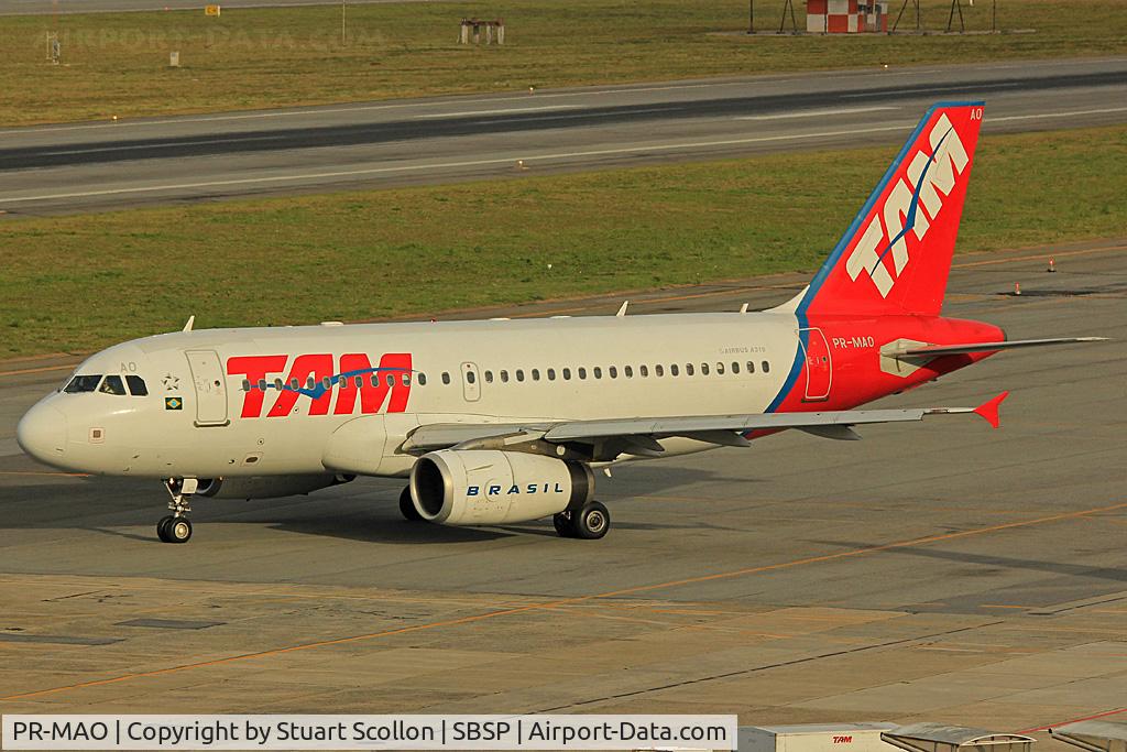 PR-MAO, 2002 Airbus A319-132 C/N 1837, TAM CGH
