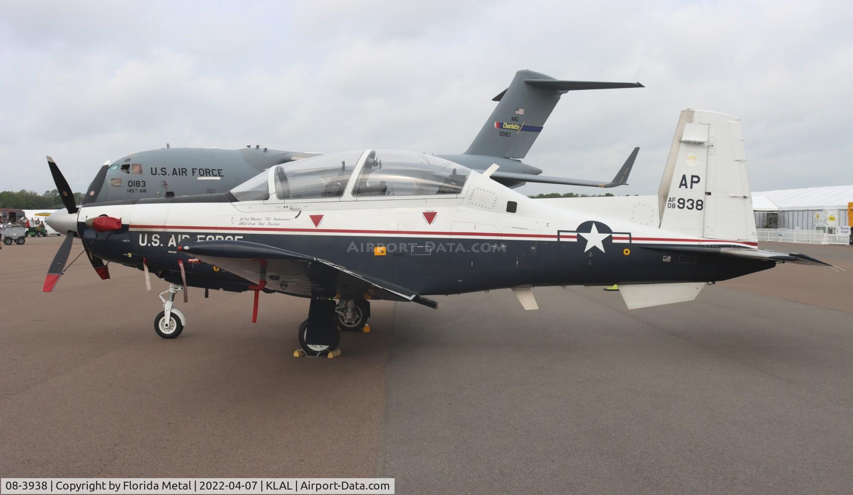 08-3938, 2008 Raytheon Beech T-6A Texan II C/N PT-497, Sun N Fun 2022