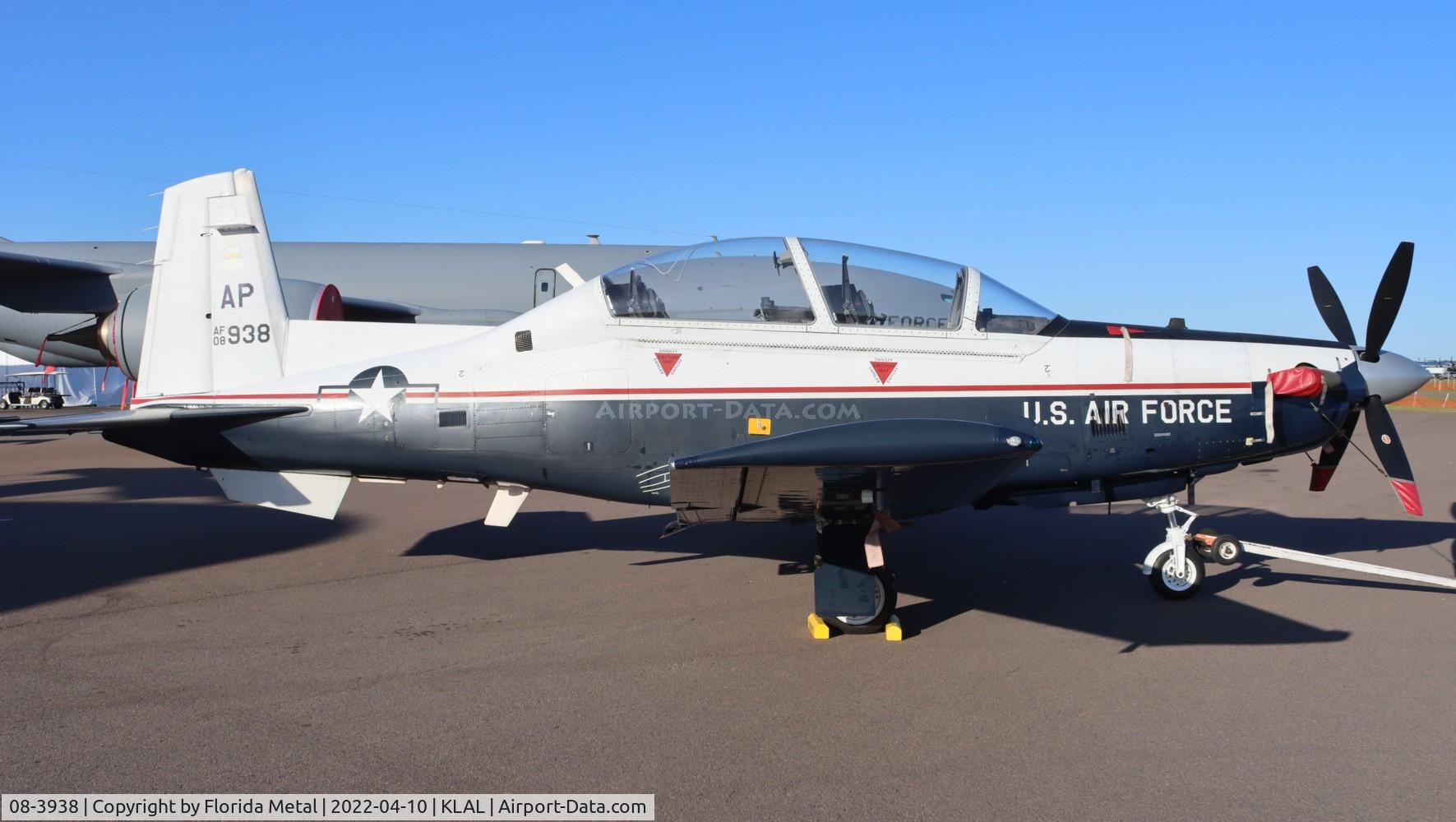08-3938, 2008 Raytheon Beech T-6A Texan II C/N PT-497, Sun N Fun 2022