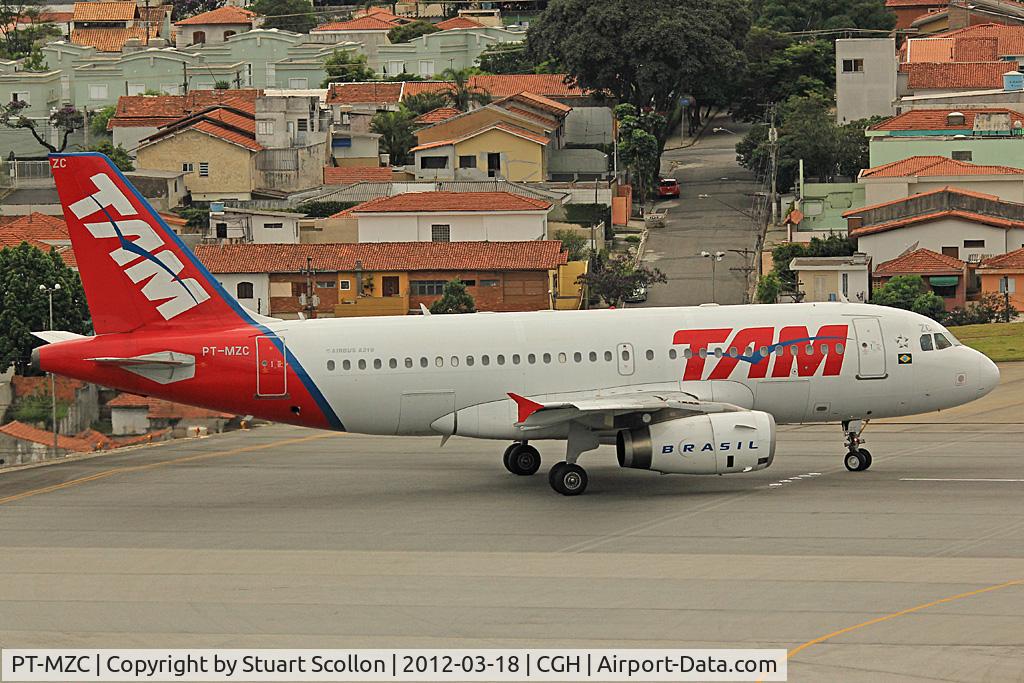 PT-MZC, 1999 Airbus A319-132 C/N 1092, TAM CGH
