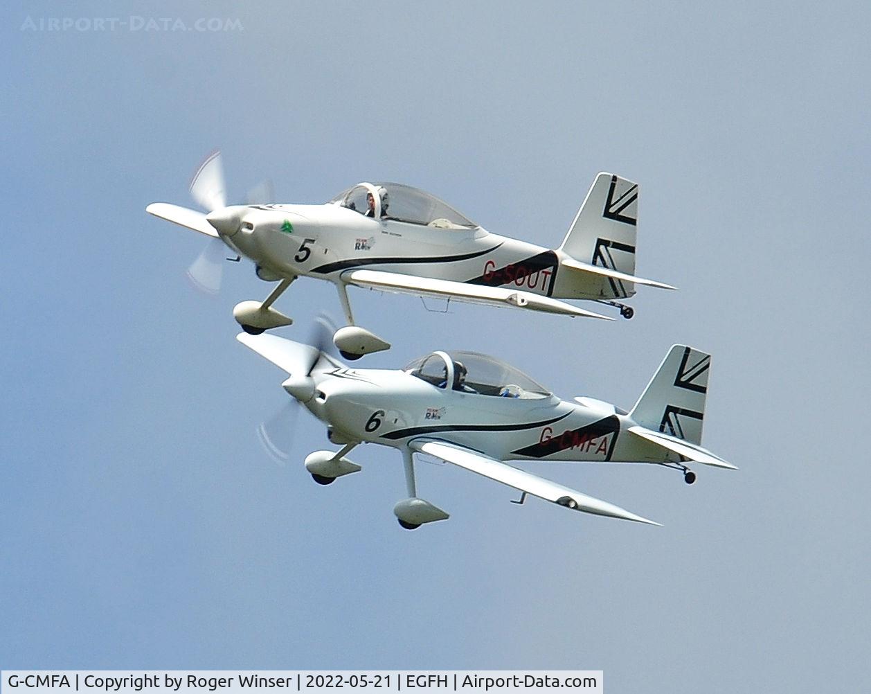 G-CMFA, 2006 Vans RV-8 C/N PFA 303-14471, Raven 6 in formation with Raven 5.