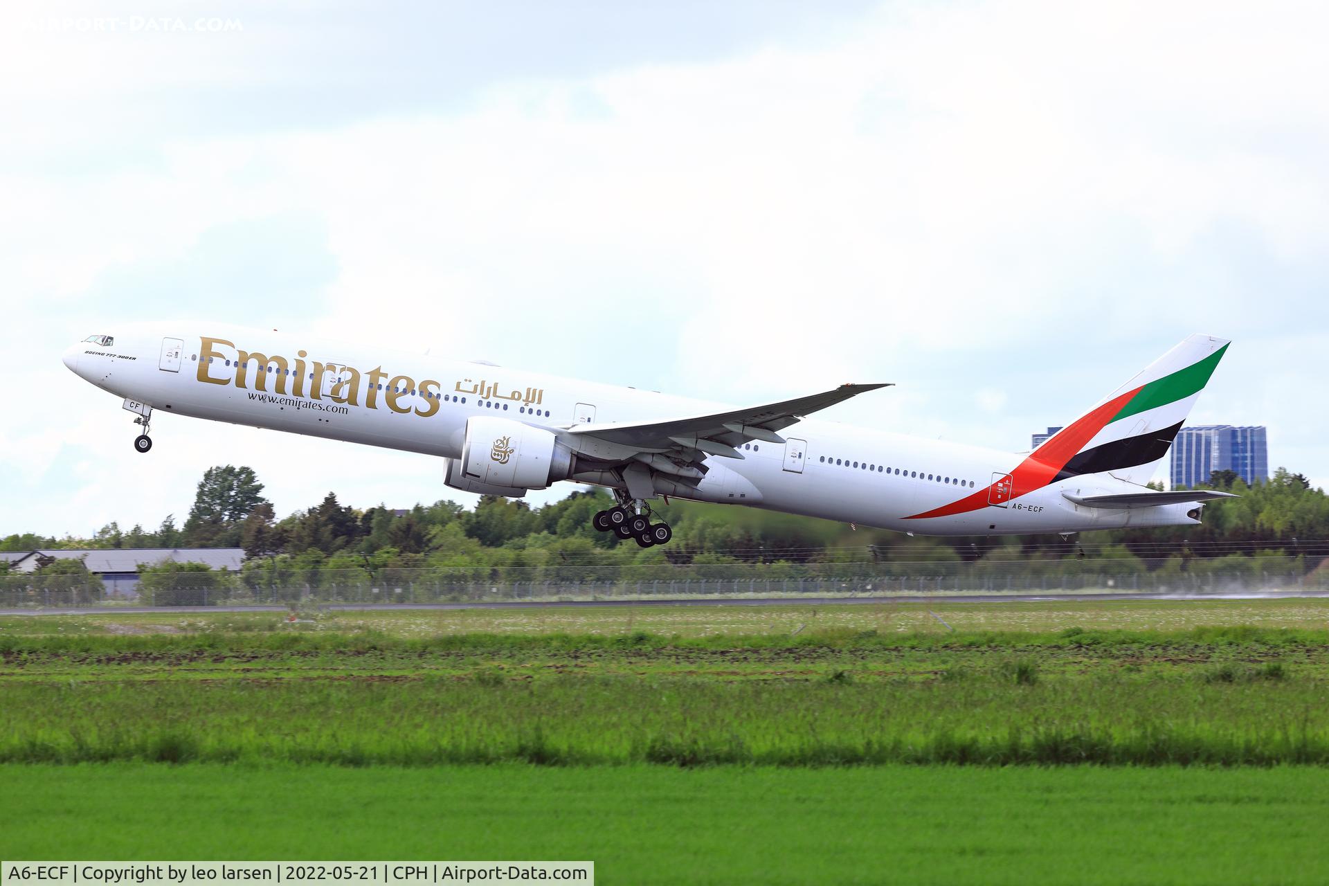 A6-ECF, 2007 Boeing 777-36H/ER C/N 35574, Copenhagen 21.5.2022