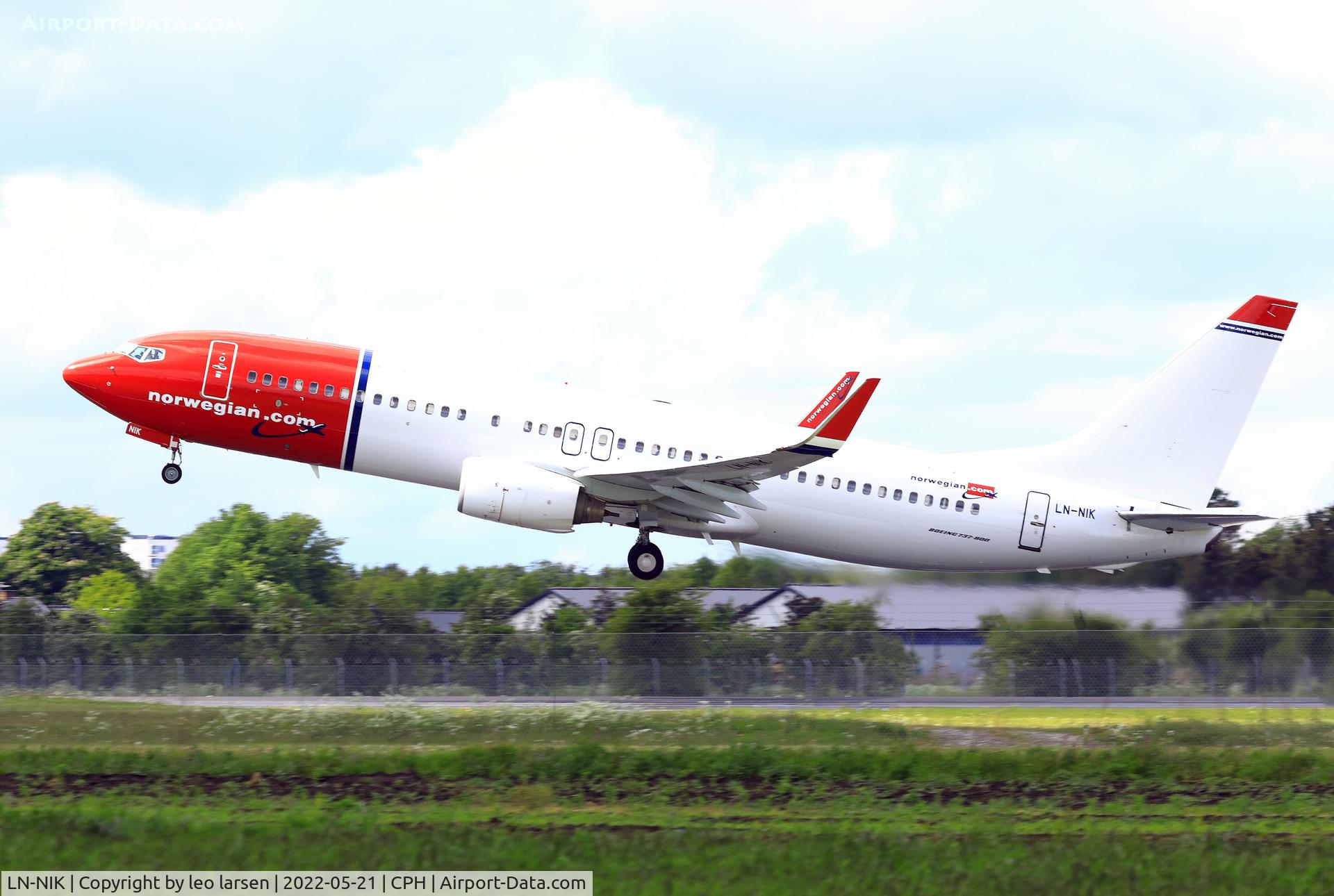 LN-NIK, 2010 Boeing 737-8FZ C/N 29659, Copenhagen 21.5.2022