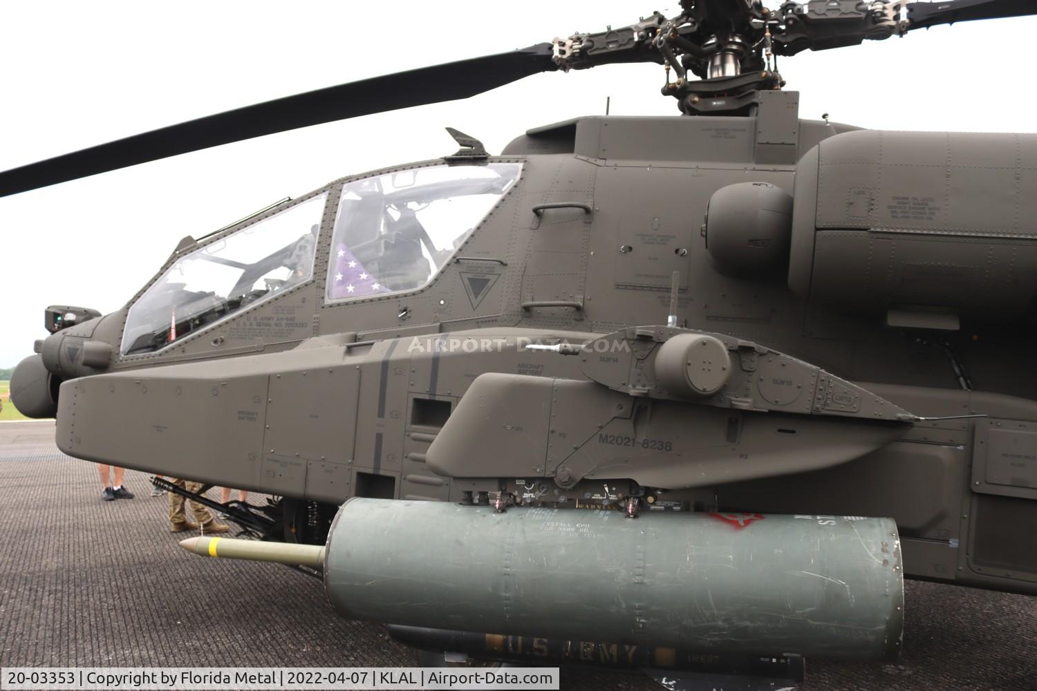 20-03353, 2020 Boeing AH-64E Apache Guardian C/N NM353, Sun N fun 2022