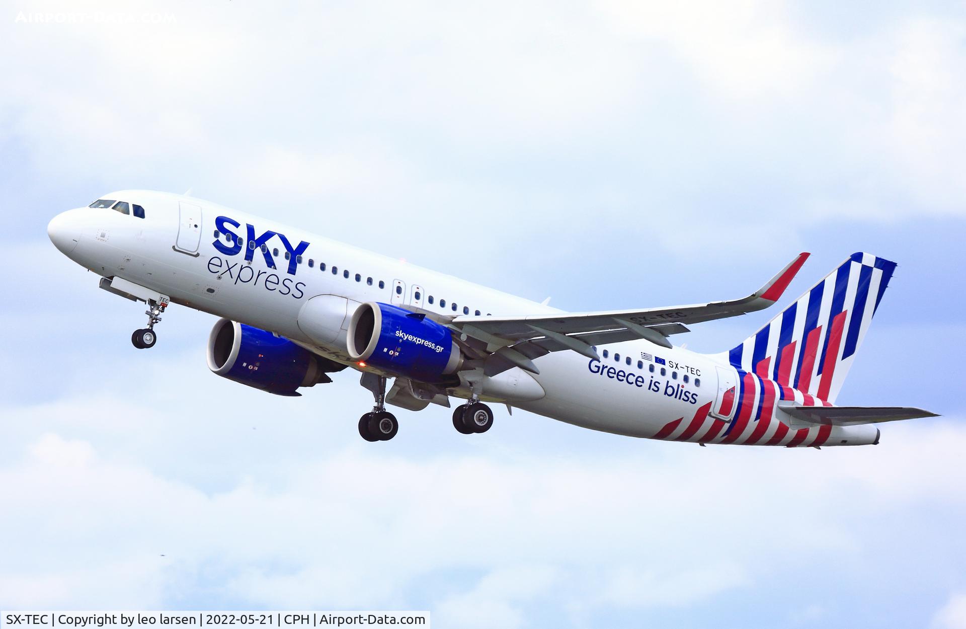 SX-TEC, 2020 Airbus A320-251N C/N 9566, Copenhagen 21.5.2022