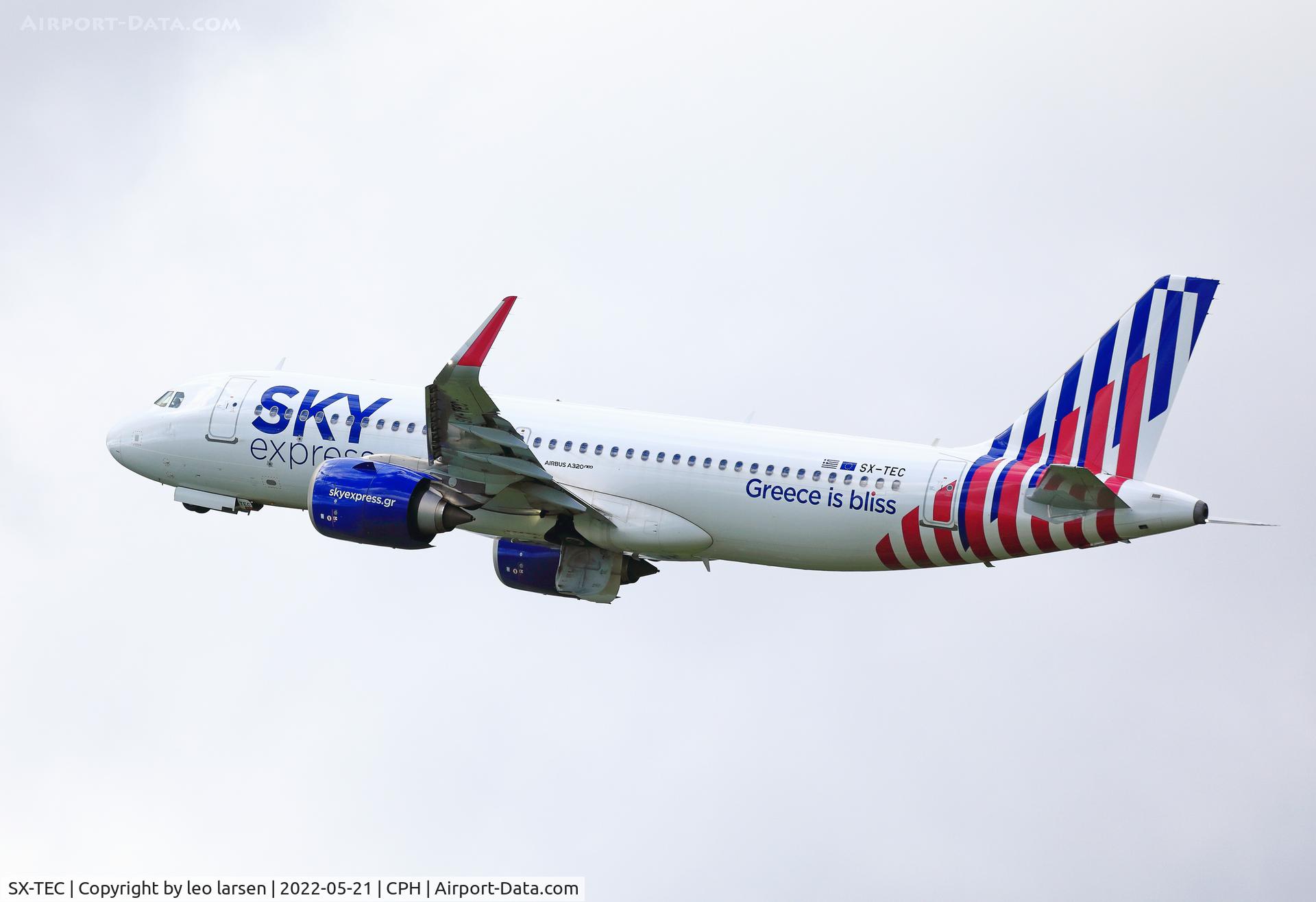 SX-TEC, 2020 Airbus A320-251N C/N 9566, Copenhagen 21.5.2022
