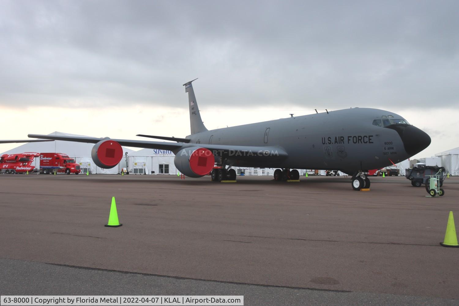 63-8000, 1963 Boeing KC-135R Stratotanker C/N 18617, Sun N Fun 2022