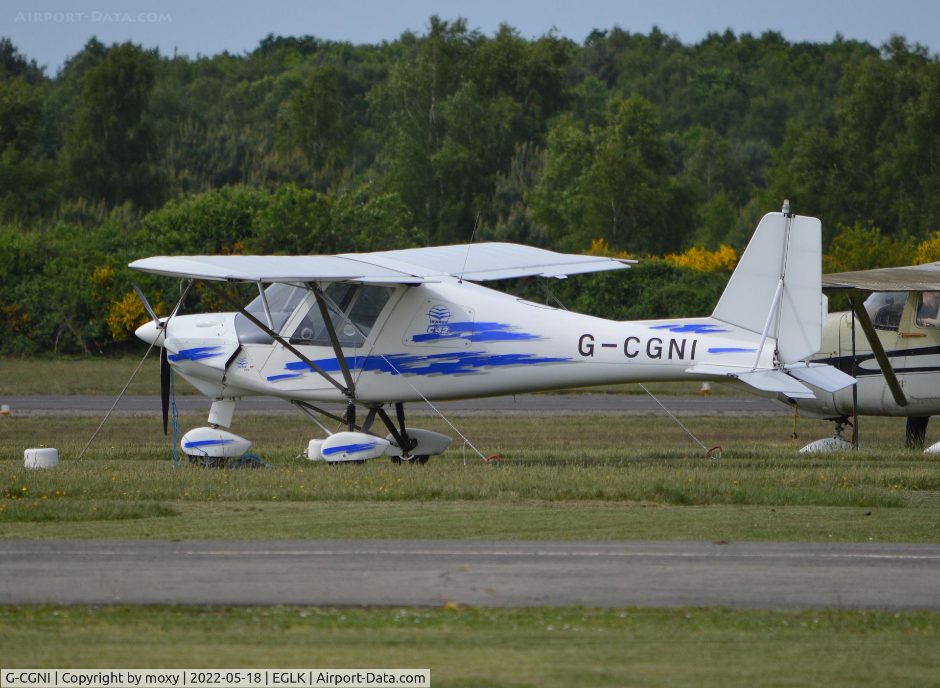 G-CGNI, 2010 Comco Ikarus C42 FB80 C/N 1005-7108, Comco Ikarus C42 FB80 at Blackbushe.