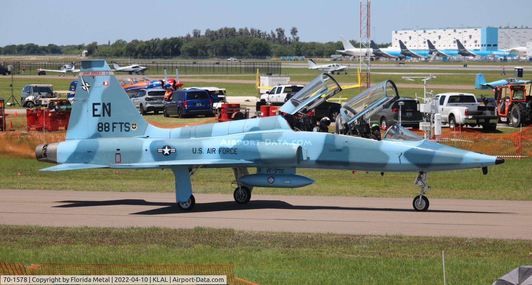 70-1578, 1970 Northrop T-38C Talon C/N T6268, Sun N fun 2022