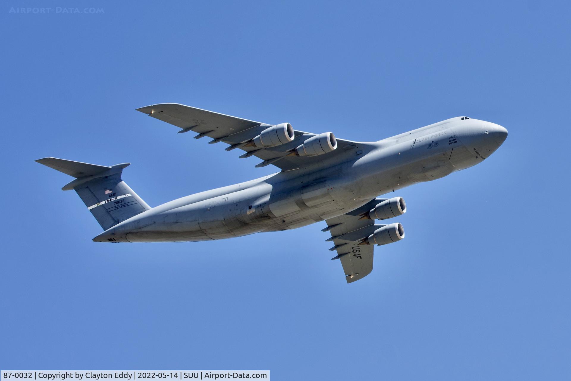 87-0032, 1987 Lockheed C-5M Super Galaxy C/N 500-0118, Travis AFB airshow 2022.