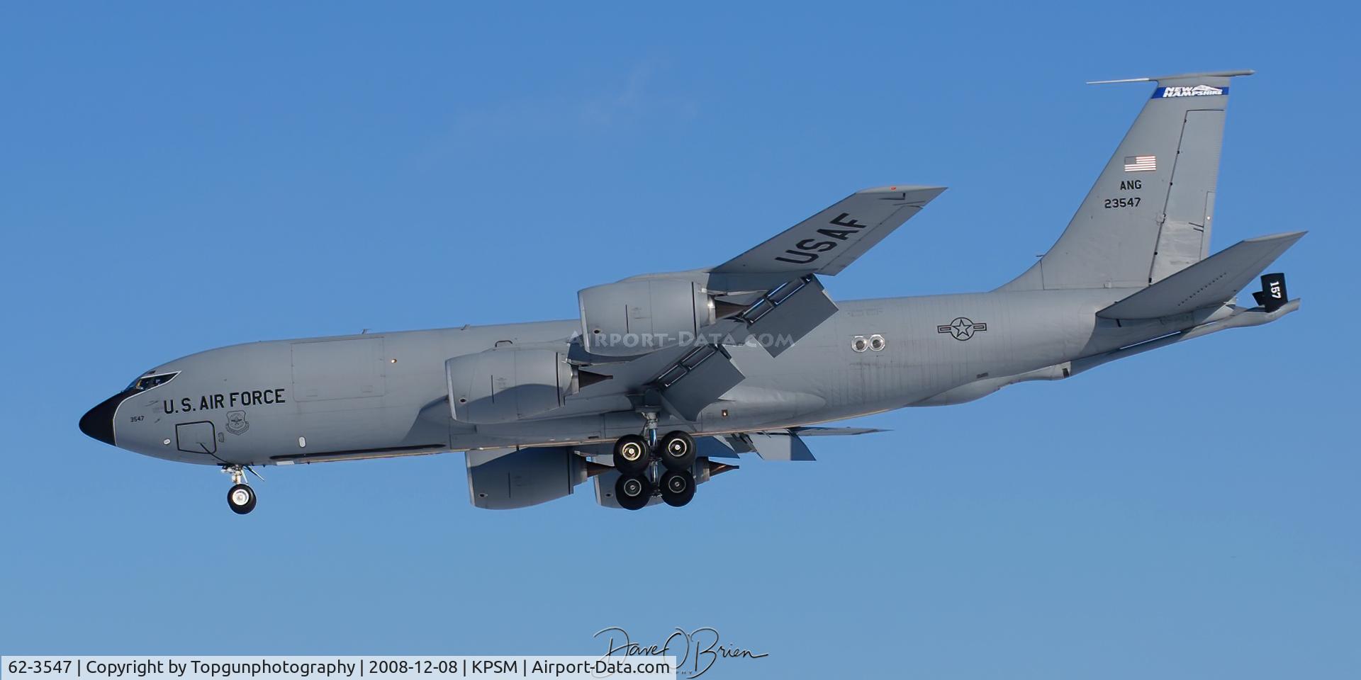 62-3547, 1963 Boeing KC-135R Stratotanker C/N 18530, PACK41 returning