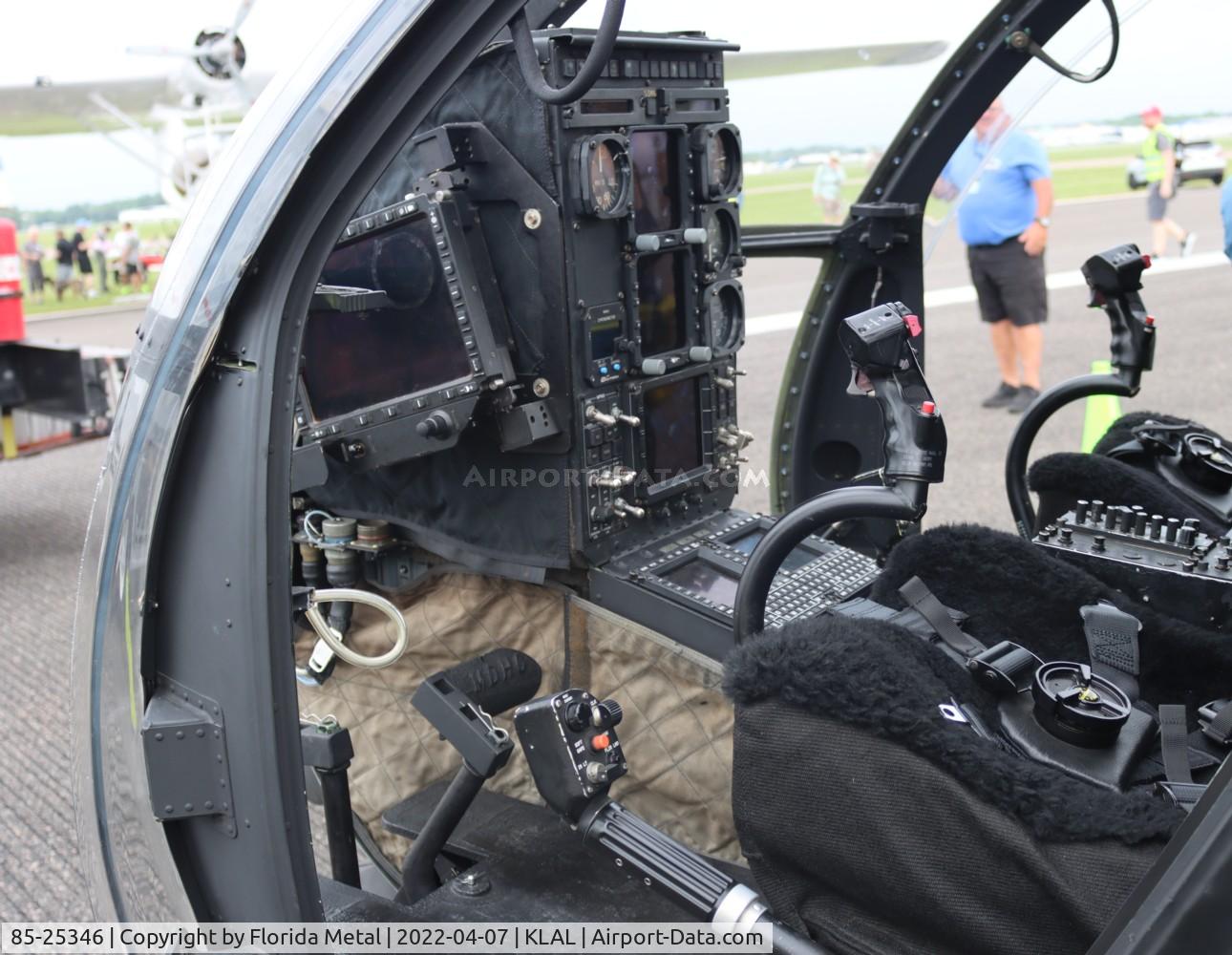 85-25346, 1985 Hughes McDonnell Douglas AH-6F Defender C/N 0162E, Sun N fun 2022