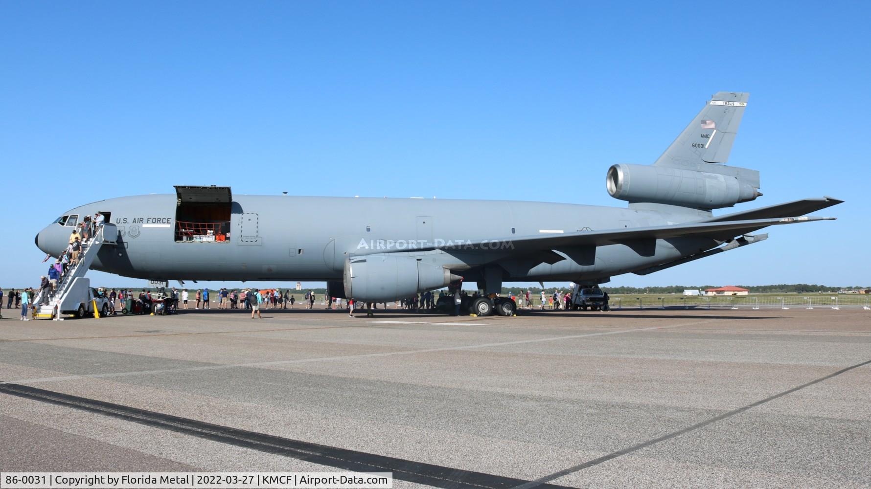 86-0031, 1986 McDonnell Douglas KC-10A Extender C/N 48244, MacDill Airfest 2022