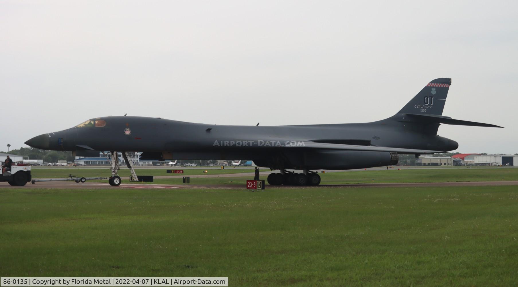 86-0135, 1986 Rockwell B-1B Lancer C/N 95, Sun N Fun 2022