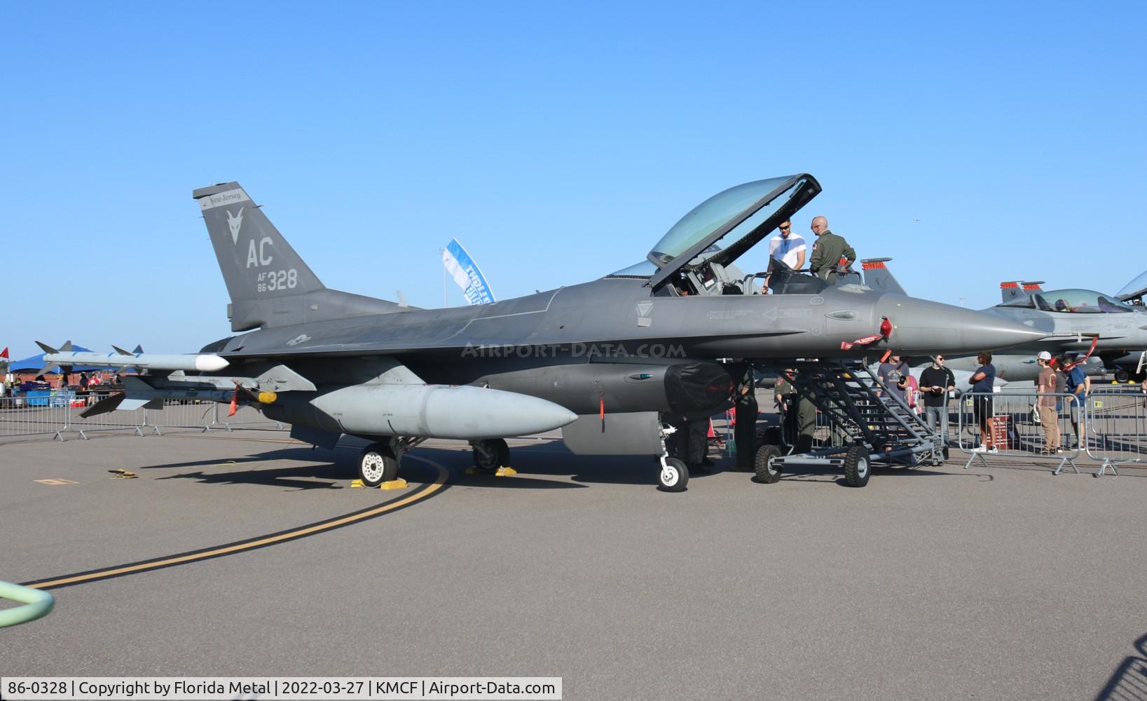 86-0328, 1986 General Dynamics F-16C Fighting Falcon C/N 5C-434, MacDill Airfest 2022