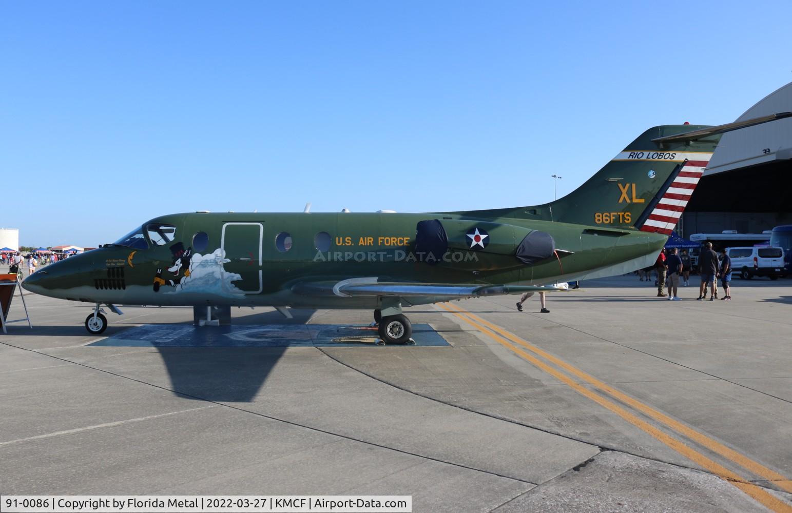 91-0086, 1991 Beechcraft T-1A Jayhawk C/N TT-27, MacDill Airfest 2022