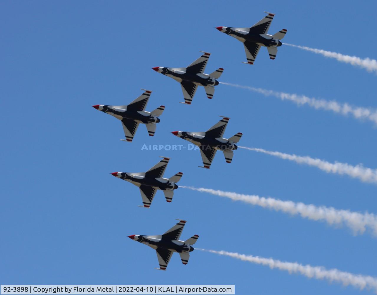92-3898, General Dynamics F-16CJ Fighting Falcon C/N CC-140, Sun N Fun 2022