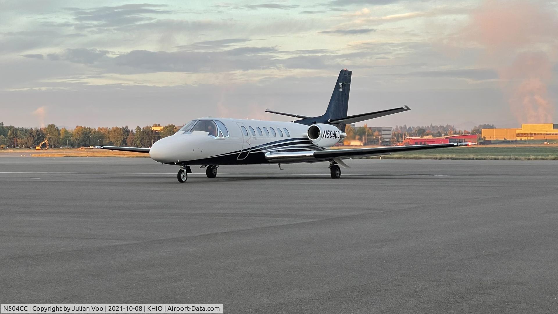 N504CC, 1999 Cessna 560 Citation Ultra C/N 560-0504, Photo of a Cessna Citation 560 taken at Hillsboro Airport (KHIO).