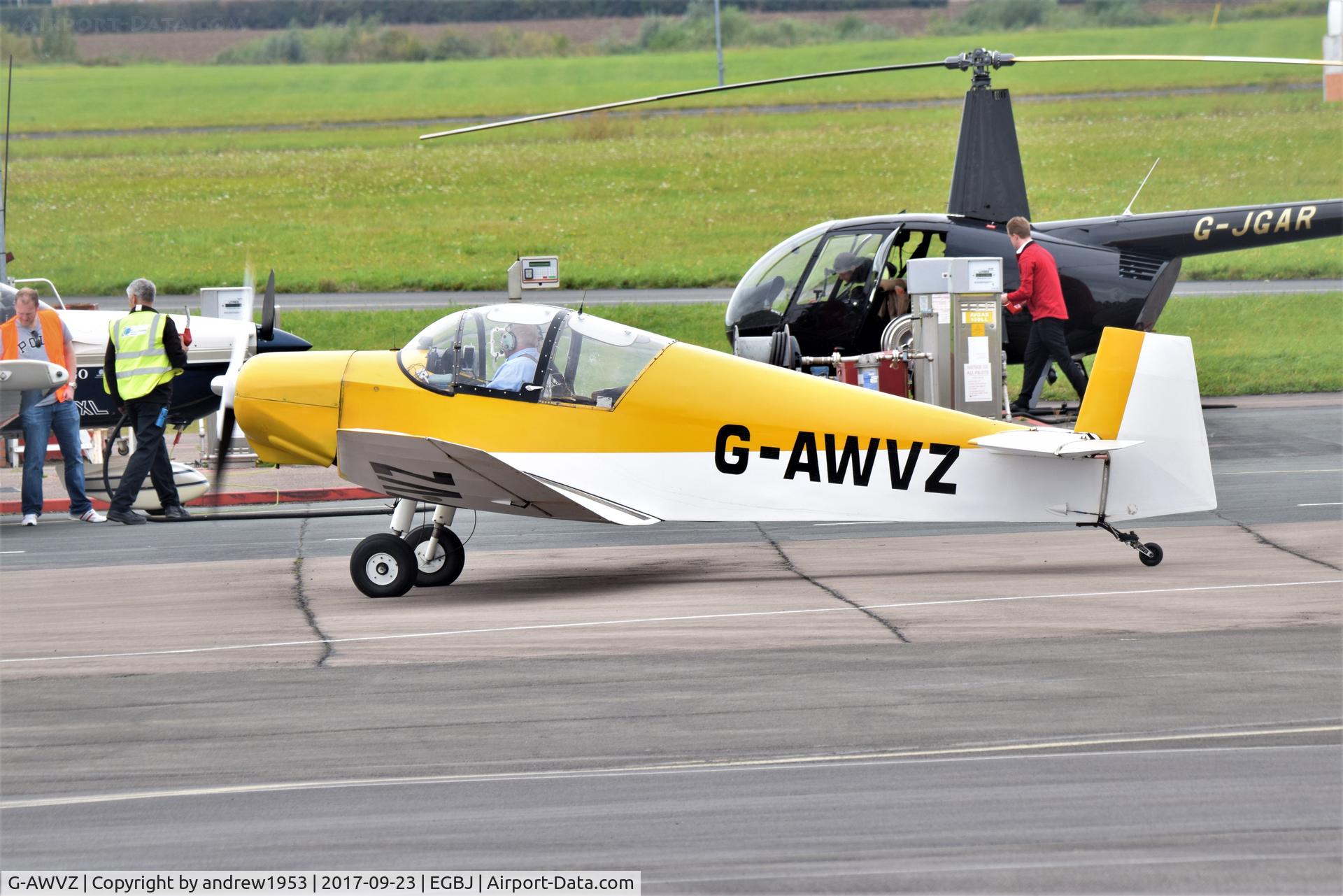 G-AWVZ, 1963 Jodel D-112 Club C/N 898, G-AWVZ at Gloucestershire Airport.