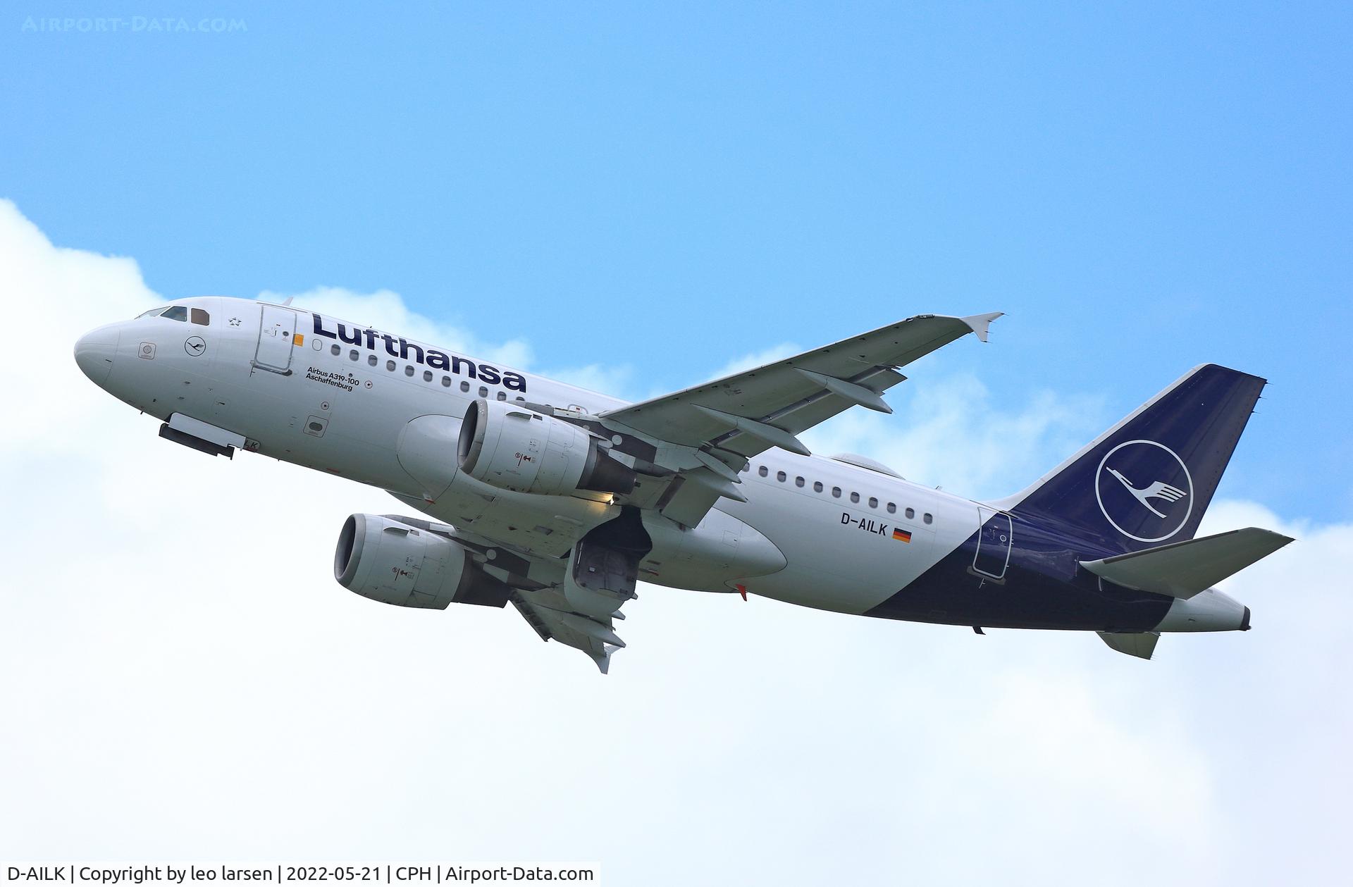 D-AILK, 1997 Airbus A319-114 C/N 679, Copenhagen 21.5.2022