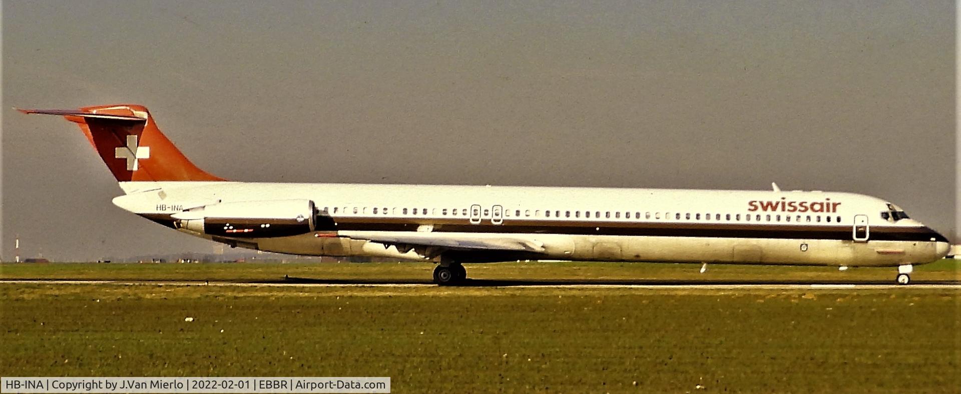 HB-INA, 1981 McDonnell Douglas MD-81 (DC-9-81) C/N 49100, Slide scan