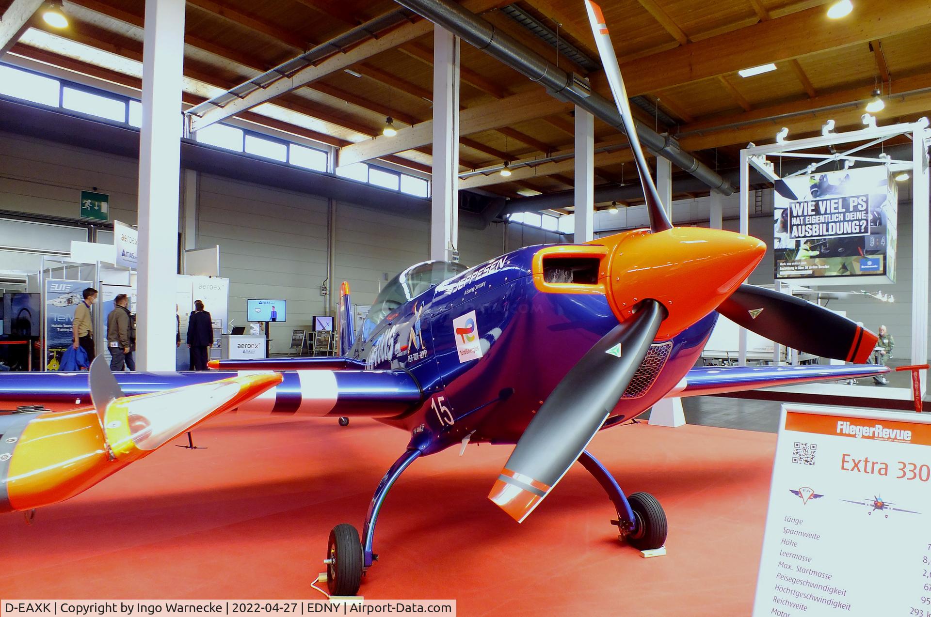 D-EAXK, Extra EA-330LT C/N LT019, Extra EA-330LT at the AERO 2022, Friedrichshafen
