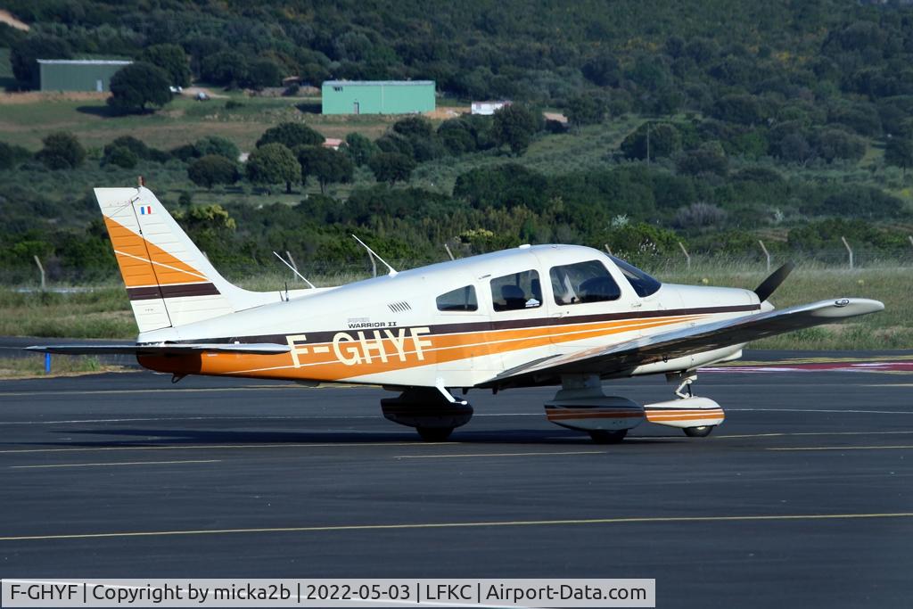 F-GHYF, Piper PA-28-161 Warrior II C/N 28-8516052, Parked