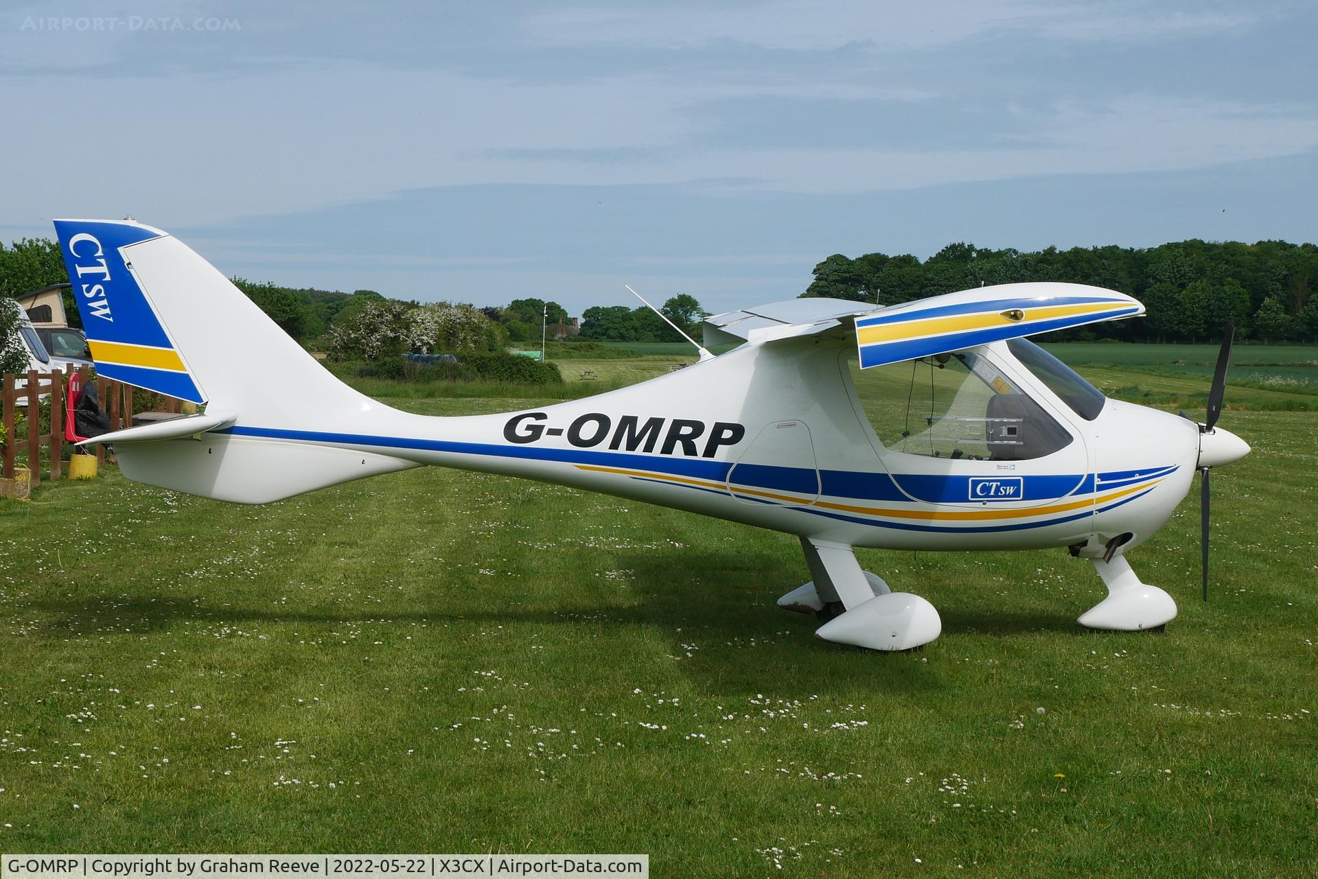G-OMRP, Flight Design CTSW C/N 8397, Parked at Northrepps.