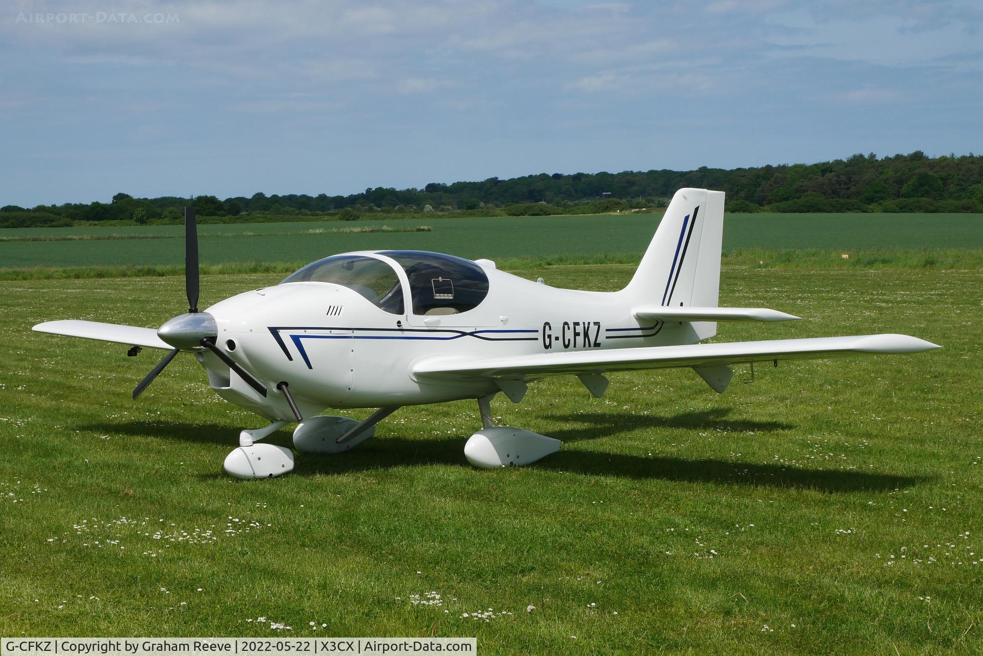 G-CFKZ, 2008 Europa XS Tri-Gear C/N PFA 247-14178, Parked at Northrepps.