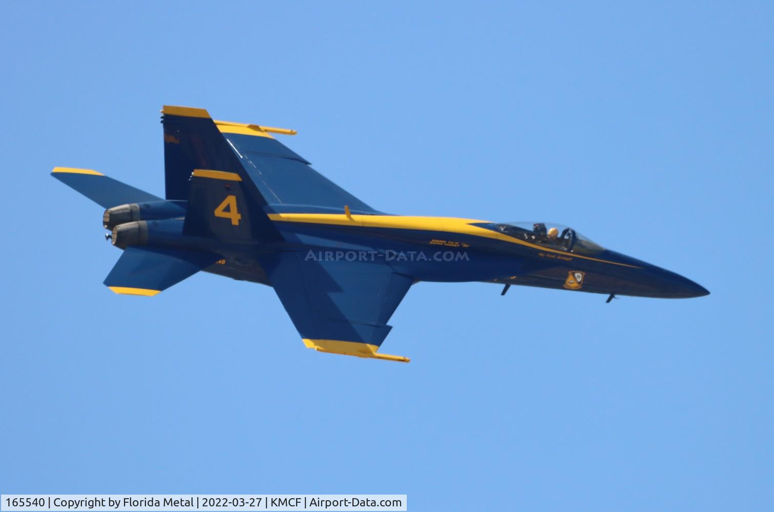 165540, Boeing F/A-18E Super Hornet C/N 1488/E013, Blue Angels