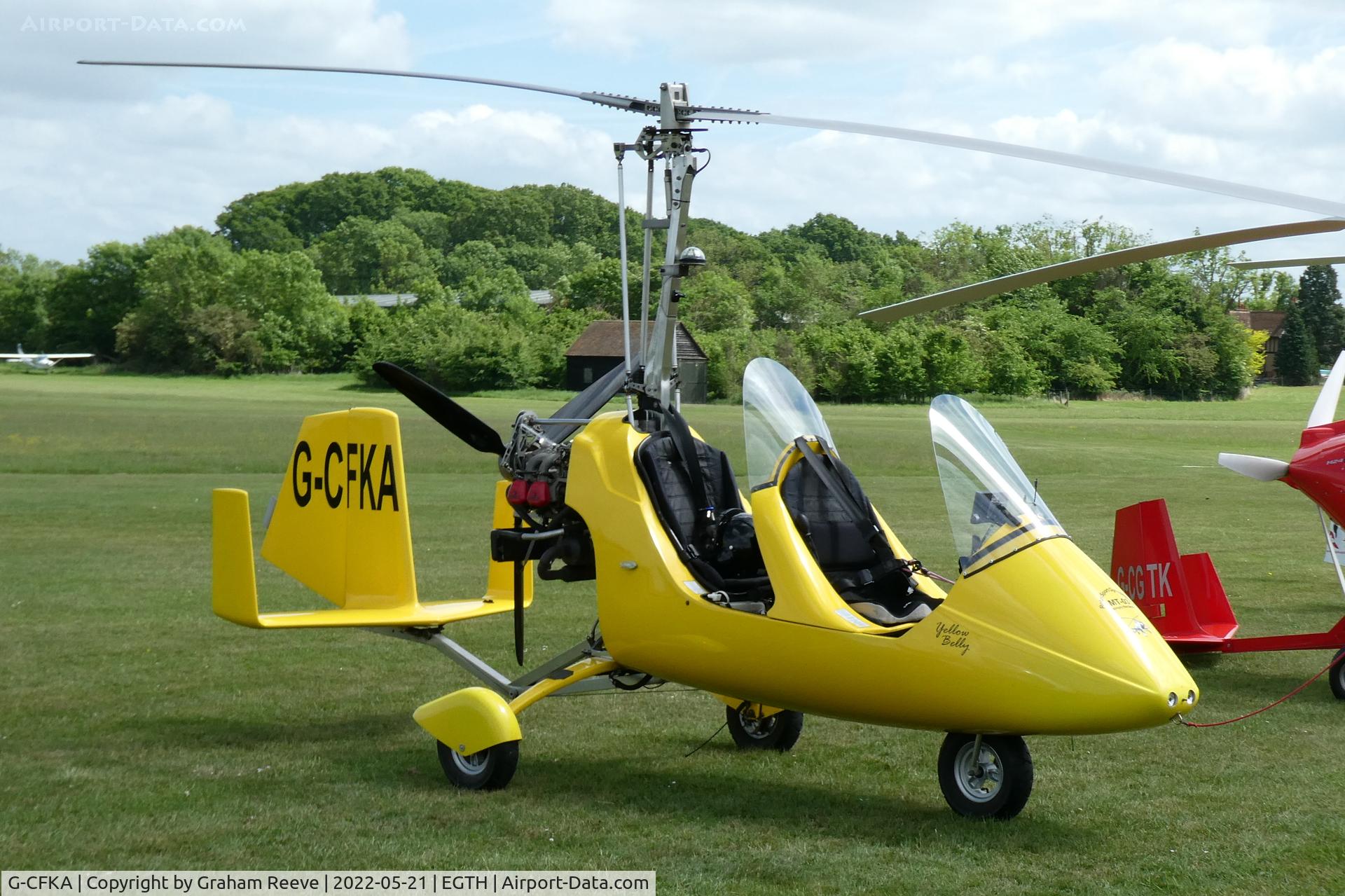 G-CFKA, 2008 Rotorsport UK MT-03 C/N RSUK/MT-03/051, Parked at Old Warden.