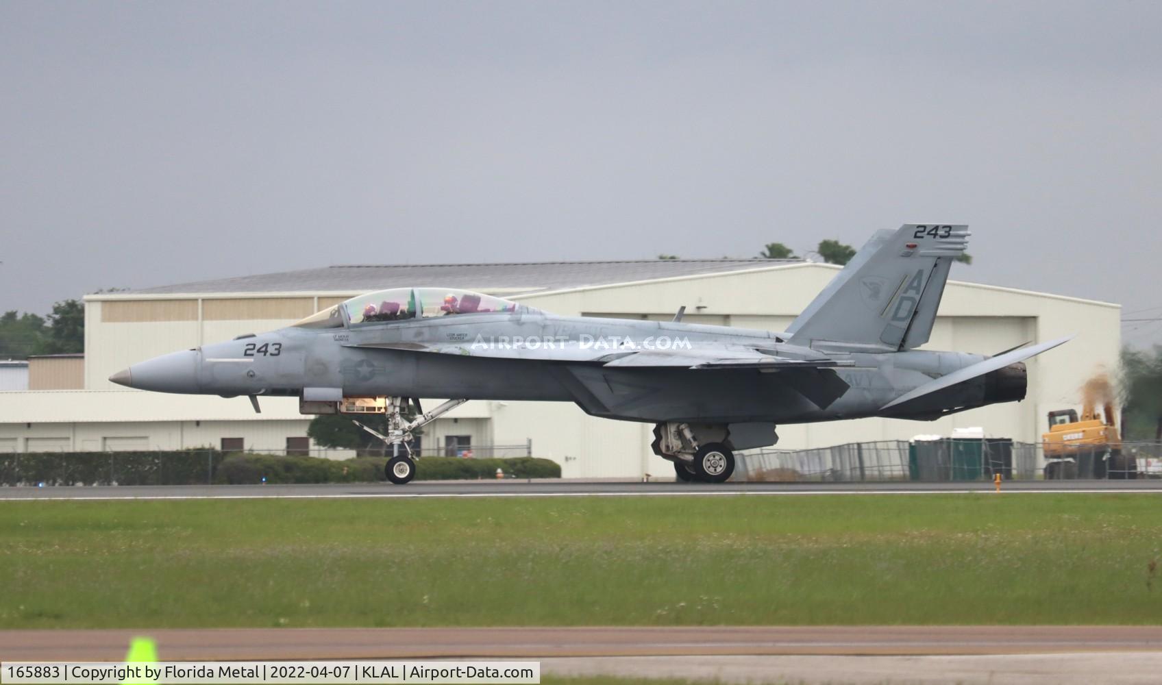 165883, Boeing F/A-18F Super Hornet C/N F043, Sun N Fun 2022