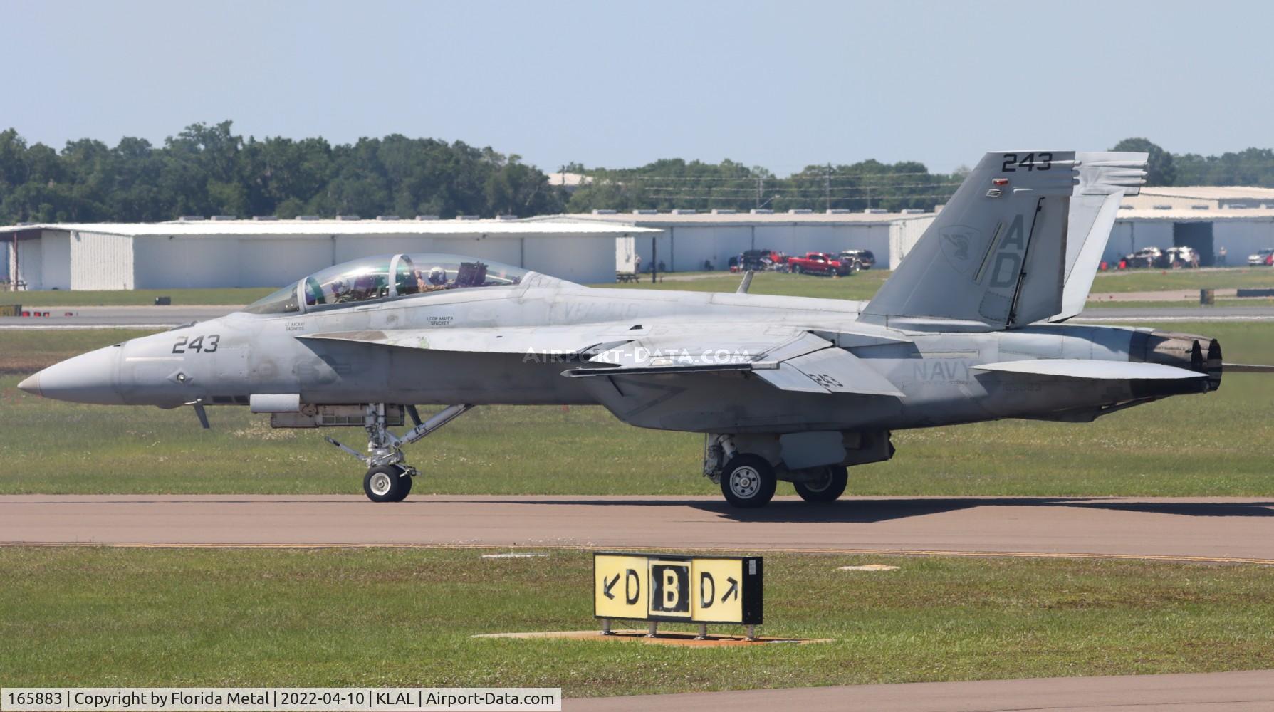 165883, Boeing F/A-18F Super Hornet C/N F043, Sun N Fun 2022