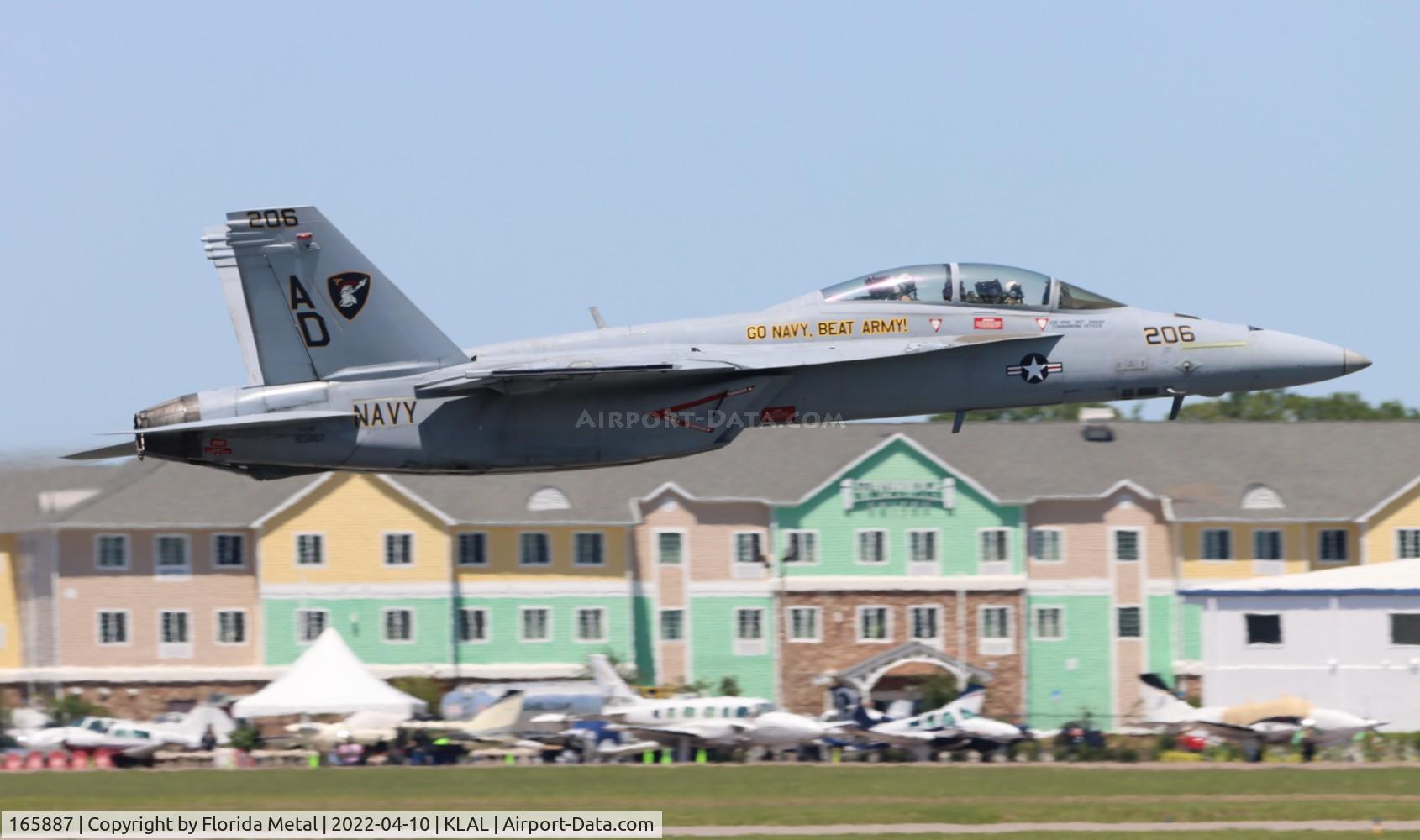 165887, Boeing F/A-18F Super Hornet C/N F047, Sun N Fun 2022