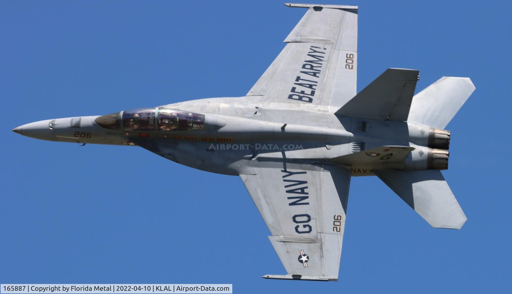 165887, Boeing F/A-18F Super Hornet C/N F047, Sun N fun 2022