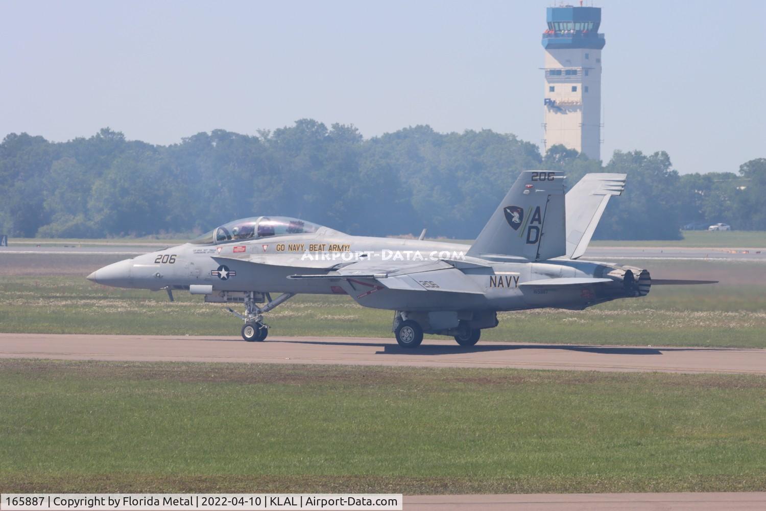 165887, Boeing F/A-18F Super Hornet C/N F047, Sun N Fun 2022
