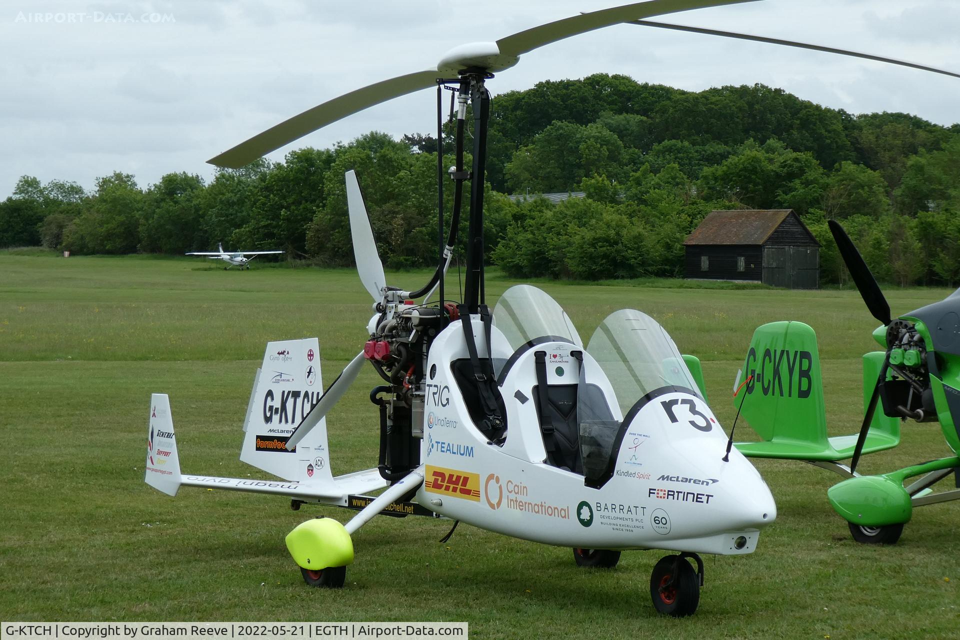 G-KTCH, 2018 Magni Gyro M-16C Tandem Trainer C/N 16-18-1534, Parked at Old Warden.